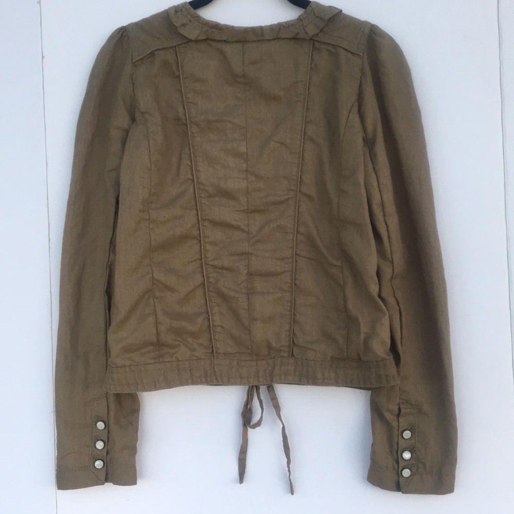 Anthropologie Hei Hei First Harvest Linen Jacket - Picture 2 of 5